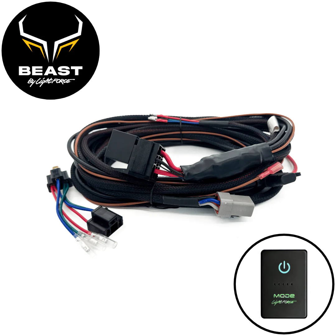 BEAST Driving Light Harness to suit Toyota Hilux N80 2015-2025